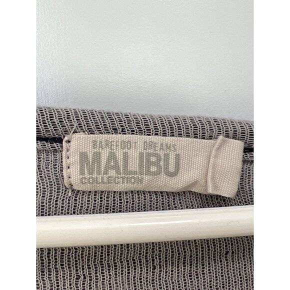 Barefoot Dreams Malibu Collection Crinkle Jersey Lounge Set Size XL Navy Gray - Picture 5 of 8